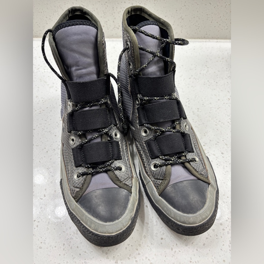 Black and Grey Converse Tech Hikers size 8